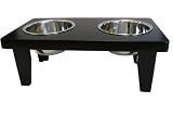 BRAND NEW WOODEN PET DOUBLE DINER 19 x 10 75 x 7 25 DDWR7