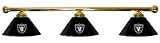 Oakland Raiders Pool Table Light - Brass Bar