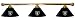 Oakland Raiders Pool Table Light - Brass Bar