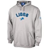 Reebok Detroit Lions Black Embroidered Franchise Hoody Sweatshirt (M=40)
