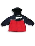 Private Label - Boys Hooded Winter Jacket, Navy, Red