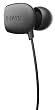 JAYS T00078 Three t-Jays Noise Isolating Earbuds - Rubber Coated Black
