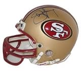 Steve Young Autographed/Hand Signed San Francisco 49ers Throwback Replica Mini Helmet by Riddell