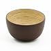 Kitchen & Housewares : Mini-Me's Hand Coiled Bamboo Bowl Choco