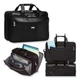 US Luggage Products - Laptop Portfolio, Retractable Strap, 17"x6-1/2"x12",  ....