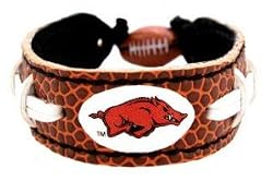 Arkansas Razorbacks Classic Football Bracelet - College Athletics Sports Merchandise