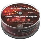 Mediarange - Cakebox 25 Cd-R Vierge 900Mb - 100Min