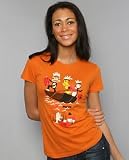 Paul Frank The Tea Party T-Shirt in De la Orange,T-shirts for Women