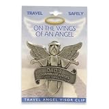DAD Father Travel Guardian Angel Visor Clip