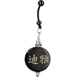 Handcrafted Round Horn Dea Chinese Name Belly Ring
