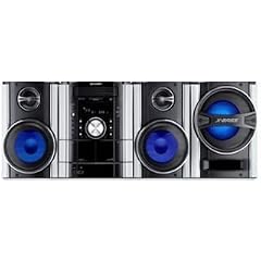 Sharp CD-SW 340 H Kompaktanlage (CD/WMA/MP3-Player, 5-fach CD-Wechsler, UKW/MW-Tuner, Kassettendeck, 2-Wege Lautsprecher) schwarz