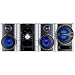 Sharp CD-SW 340 H Kompaktanlage (CD/WMA/MP3-Player, 5-fach CD-Wechsler, UKW/MW-Tuner, Kassettendeck, 2-Wege Lautsprecher) schwarz