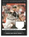 2007 Topps Highlights Relics #HR-SK Scott Kazmir JSY B - Tampa Bay Devil Rays (Piece of Authentic Game Used Jersey) (Baseball Cards)