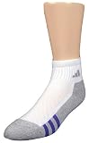 Adidas Youth Medium ClimaLite Quarter 2-PK-White