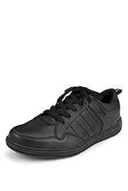 Coated Leather Cupsole Shoes