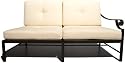 Strathwood Falkner Sectional Left Arm Loveseat with Seat and Back Cushions