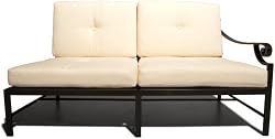 Strathwood Falkner Sectional Left Arm Loveseat with Seat and Back Cushions