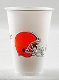 NFL Cleveland Browns Disposable Plastic Cups, Pack of 24
