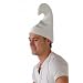 White Gnome Hat - White Felt