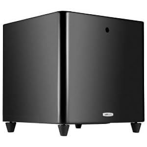 Polk Audio DSW PRO 400 8-Inch Powered Subwoofer (Single, Black)