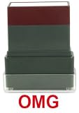 OMG Stamp - Red