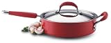 Kitchen & Housewares : 24 cm Saute Pan Red