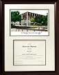 St. Edward's University Graduate Framed Lithograph w/ Diploma Opening