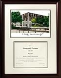 IMAGE OF University of Texas, San Antonio Scholar Scholar Mahogany Framed Lithograph w/Diploma Opening