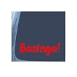 Bazinga! The Big Bang Theory Red Decal