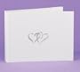 Hortense B. Hewitt Wedding Accessories White Linked Heart Guest Book