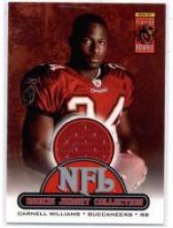 2005 Upper Deck Rookie Futures Jerseys #R11 Cadillac Williams - Tampa Bay Buccaneers (Piece of Authentic Game-Worn Jersey) (Football Cards)