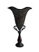 13.5" ht Wrought Iron Jar Bottle Decor Vase Silk Floral Planter