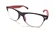 AKSHAJ Stylish Wayfarer Full Rim Transparent Black and Red Mat Spectacle Frame Shades RS.399.00