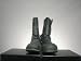 Military Issued Black Mickey Mouse Insulated Rubber Boots 7R No Valve