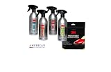 3M Auto Essesntials Kit: Scrub, Wax, Tire, Leather/Vinyl Restore, Detail Cloth. 46601Kit