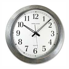 Timekeeper Products LLC 16-Inch Round Galvanized Metal Wall Clock