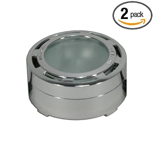 American Lighting LVPX40CH 120-Volt Under Cabinet Xenon Puck Lighting Kit, 2 Pack, Chrome by American Lighting