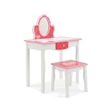 Barbie Kids Vanity and Stool Set