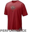 Nike Arizona Diamondbacks Sedona Red NikeFIT Logo Performance Top