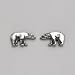 Small Polar Bear Stud Earrings