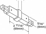 Con-Tech Lighting Single Circuit Connectors Track Accessory