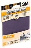 3m Company 9662 Sandblaster Fine Clip on Sander Sandpaper 4.5 X 5.5 Pk/4