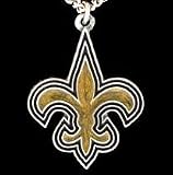 New Orleans Saints NFL Logo Necklace (Set of 2)