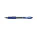 Pilot G2 Retractable Gel Ink Roller Ball Pen, Fine Point, 0.40 mm, Clear Barrel, Blue Ink, 12-Count (31021)
