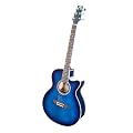 Ashton SL29CEQTBB Guitarra ac�stica el�ctrica - color azul