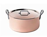 De Buyer, Copper, Stewpan with Lid, 28 cm