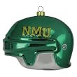 Northern Michigan Wildcats 3" Collegiate Glass Hockey Helmet Holiday Ornament - NCAA College Athletics