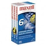 Maxell Standard Grade VHS Videocassette - VHS - 0.05" - 120 Minute - SP