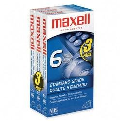 Maxell Standard Grade VHS Videocassette - VHS - 0.05 - 120 Minute - SP