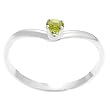 April Birthstone Sterling Silver or Goldfill Genuine Swarovski Crystal Ring